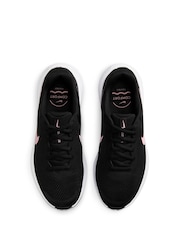 Nike Black/Pink Revolution 7 Road Running Trainers - Image 8 of 12
