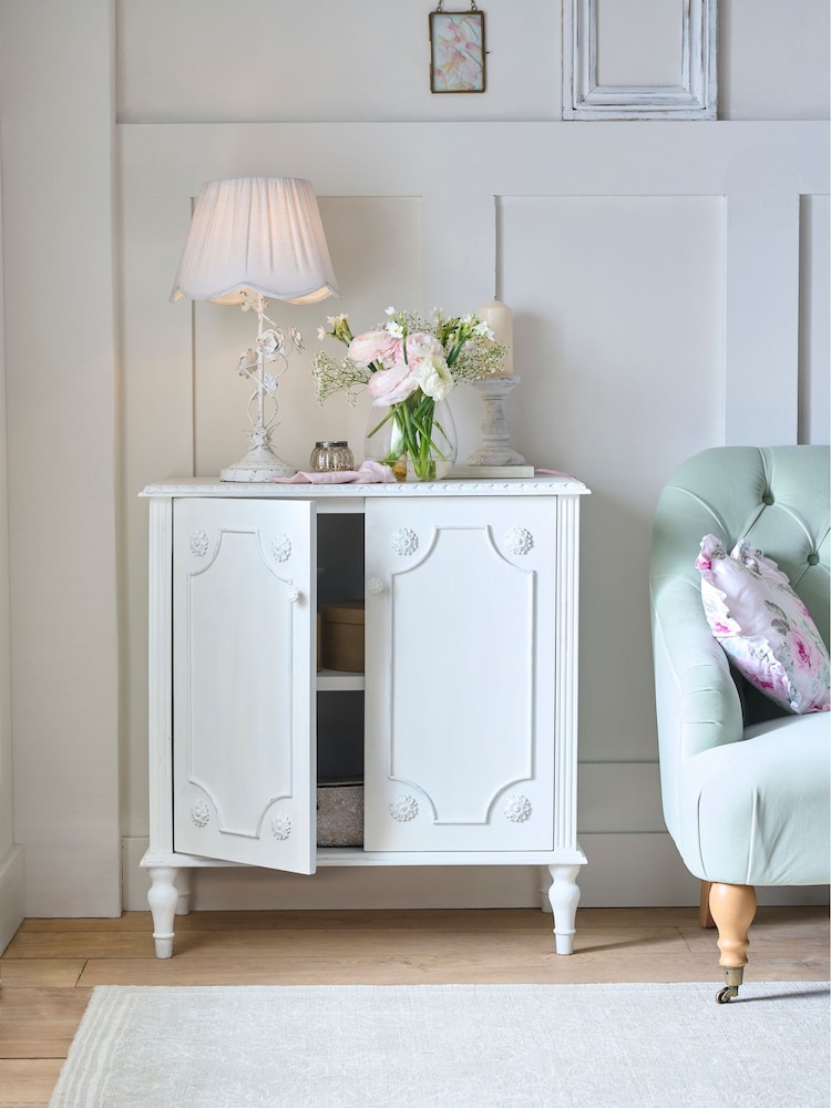 Shabby Chic by Rachel Ashwell® White Juni Cabinet - Image 1 of 9