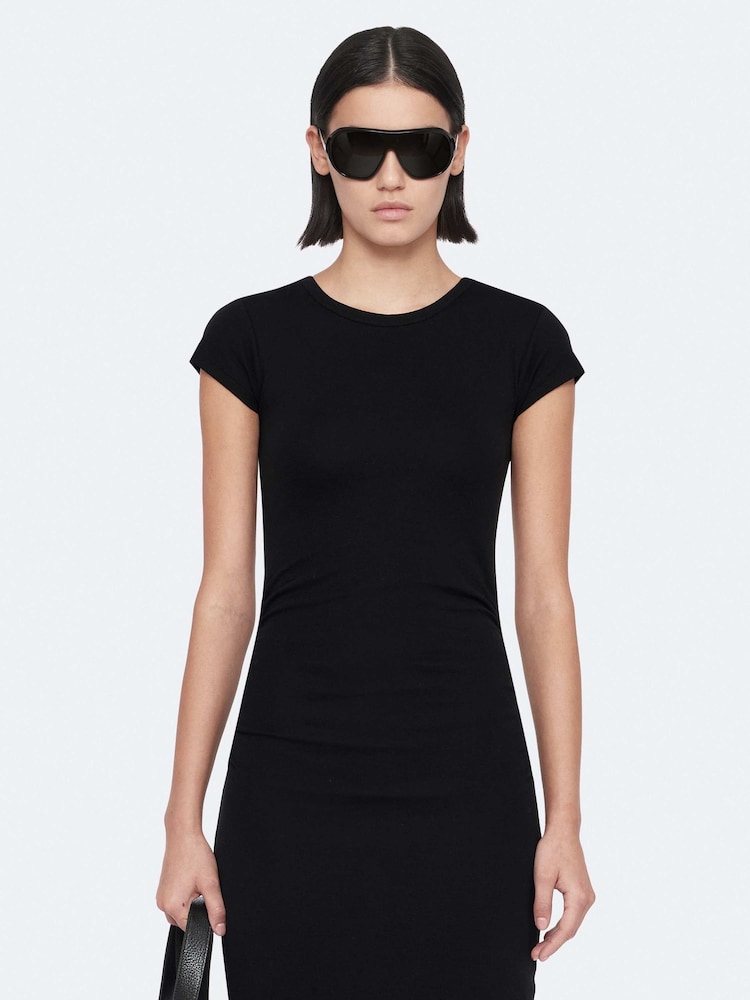 AllSaints Black Katarina Dress - Image 1 of 8