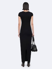 AllSaints Black Katarina Dress - Image 2 of 8