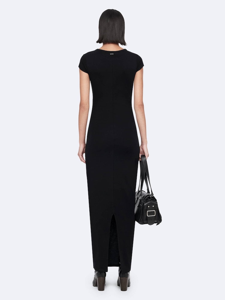AllSaints Black Katarina Dress - Image 2 of 8