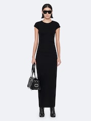 AllSaints Black Katarina Dress - Image 3 of 8