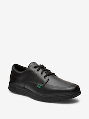 Kickers Black Kelland Lace Lo Leather Shoes - Image 2 of 4