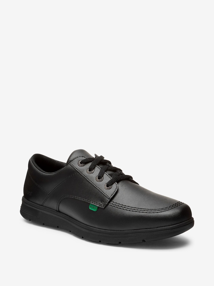 Kickers Black Kelland Lace Lo Leather Shoes - Image 2 of 4