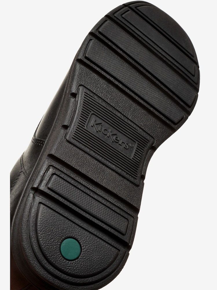Kickers Black Kelland Lace Lo Leather Shoes - Image 4 of 4