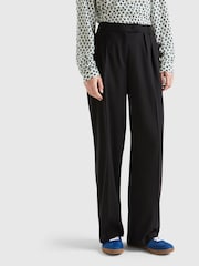 Benetton Wide Leg Smart Trousers - Image 1 of 3