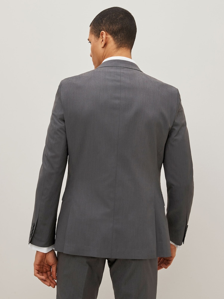 Antraciet - Slim Fit - Kostuum met twee knopen: colbert - Image 5 of 11