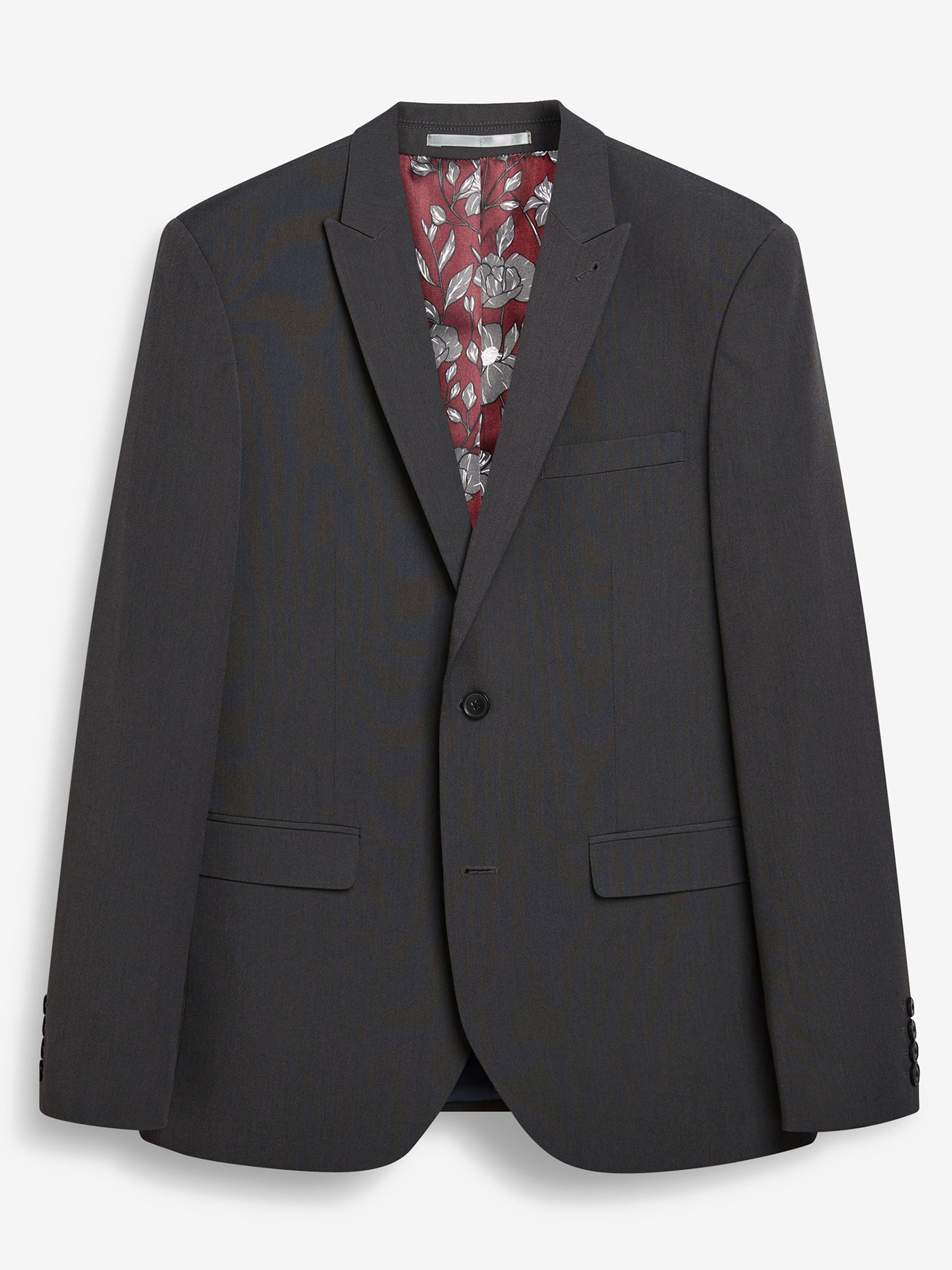 Buy Charcoal Grey Slim Fit Two Button Suit Jacket from Next USA