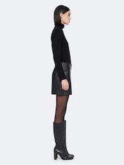 AllSaints Black Renai Skirt - Image 4 of 8