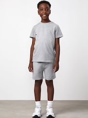 Gym King Grey Victory Loopback Shorts - Image 1 of 4