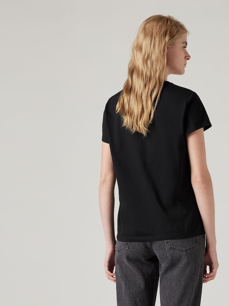 Levi's® Black The Perfect 100% Cotton T-Shirt - Image 2 of 6