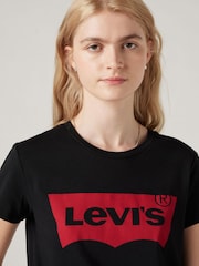 Levi's® Black The Perfect 100% Cotton T-Shirt - Image 3 of 6