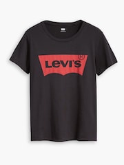 Levi's® Black The Perfect 100% Cotton T-Shirt - Image 5 of 6