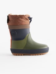 Khakigrün - Thinsulate™ Warm gefütterte Gummistiefel mit Manschette - Bild 2 von 7