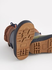 Khakigrün - Thinsulate™ Warm gefütterte Gummistiefel mit Manschette - Bild 7 von 7