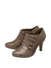 Lotus Natural Patent Zip-Up Shoes Boots - Image 2 of 4
