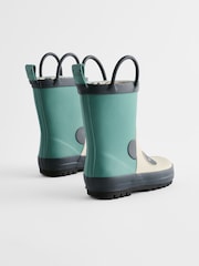 Blue/Cream Panda Handle Pull-On Wellies - Image 3 of 5