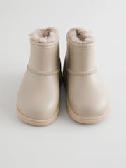 Neutral Warm Lined  Lightweight Ankle Boot Wellies - Image 3 of 6