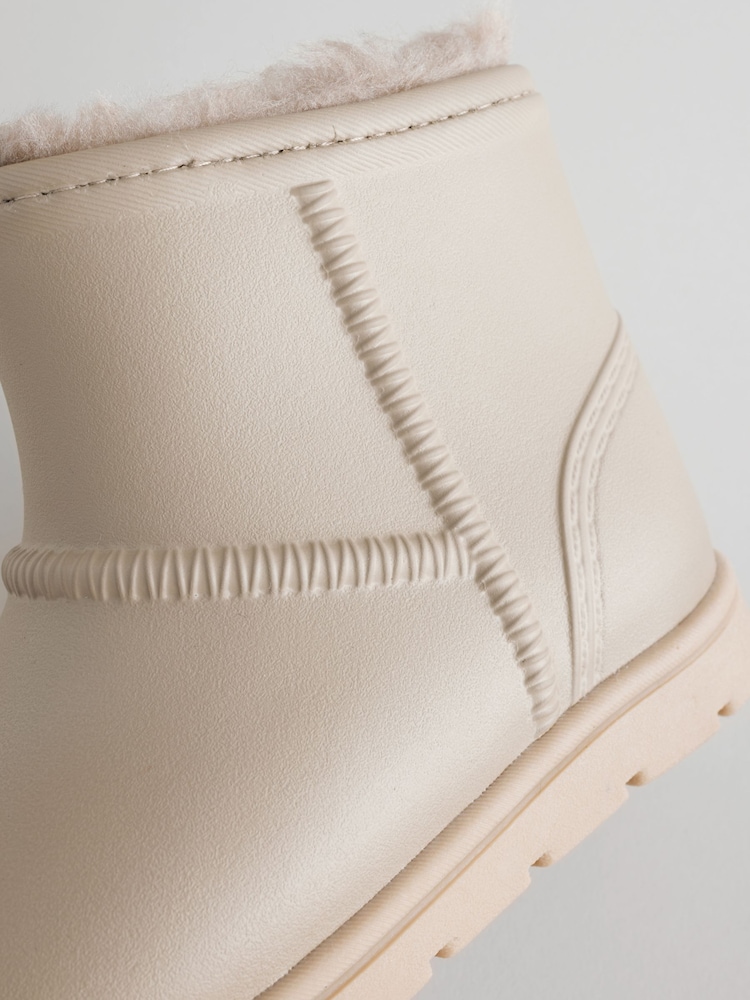 Neutral Warm Lined Lightweight Ankle Boot Wellies - Image 6 of 6 Neutral Warm Lined Lightweight Ankle Boot Wellies - Image 6 of 6