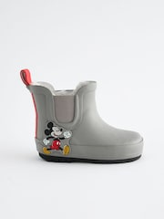 Neutral Mickey Mouse Warm Lined Ankle Wellies - Image 2 of 5