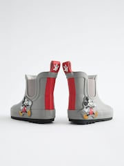 Neutral Mickey Mouse Warm Lined Ankle Wellies - Image 3 of 5