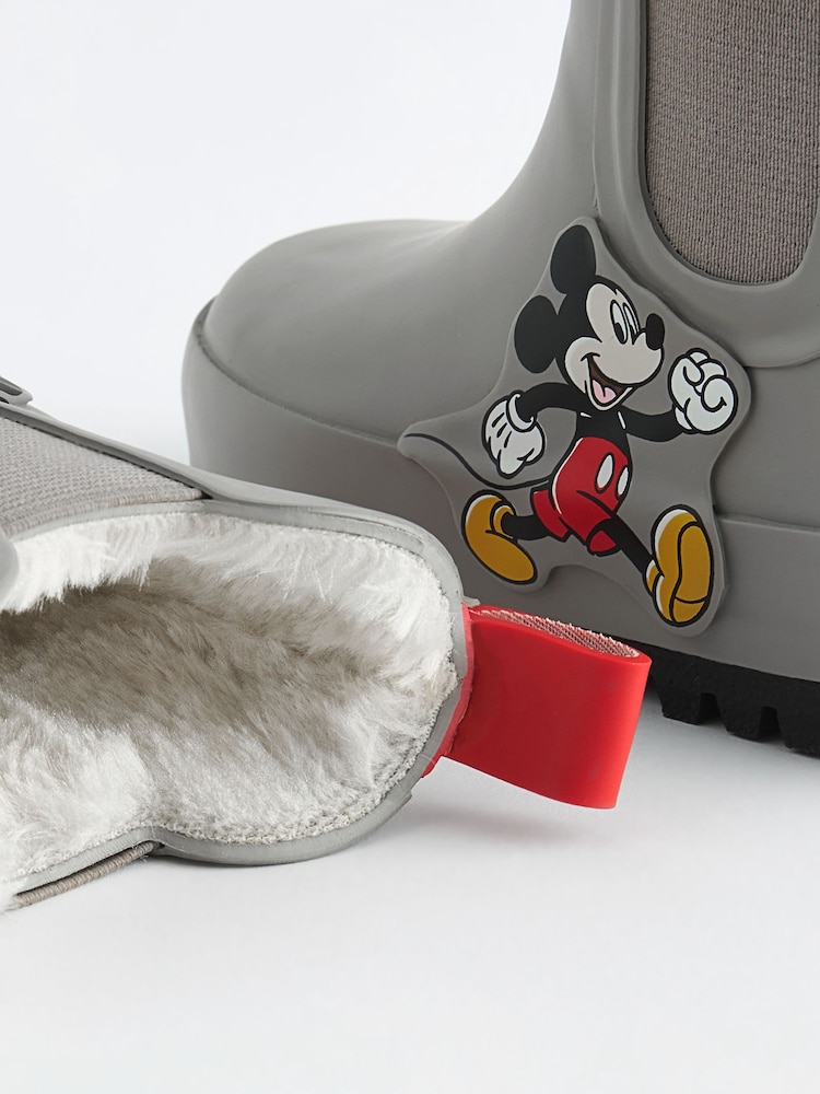 Neutrale Farbe - Warm gefütterte, knöchelhohe Gummistiefel mit Mickey Mouse-Print - Bild 5 von 5 Neutrale Farbe - Warm gefütterte, knöchelhohe Gummistiefel mit Mickey Mouse-Print - Bild 5 von 5