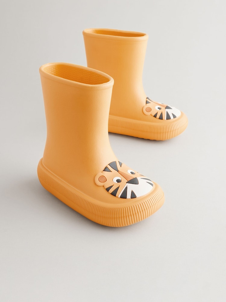 Gelb, Tiger - Leichte EVA-Gummistiefel mit Character-Muster - Bild 1 von 6 Gelb, Tiger - Leichte EVA-Gummistiefel mit Character-Muster - Bild 1 von 6