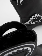 Black Colour Changing Dinosaur Handle Pull-On Wellies - Image 7 of 7