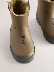 Brown Bear Warm Lined Ankle Wellies - Image 6 of 8