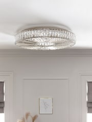 Clear Aria Super Sized Flush Fitting Ceiling Light - Image 2 of 6