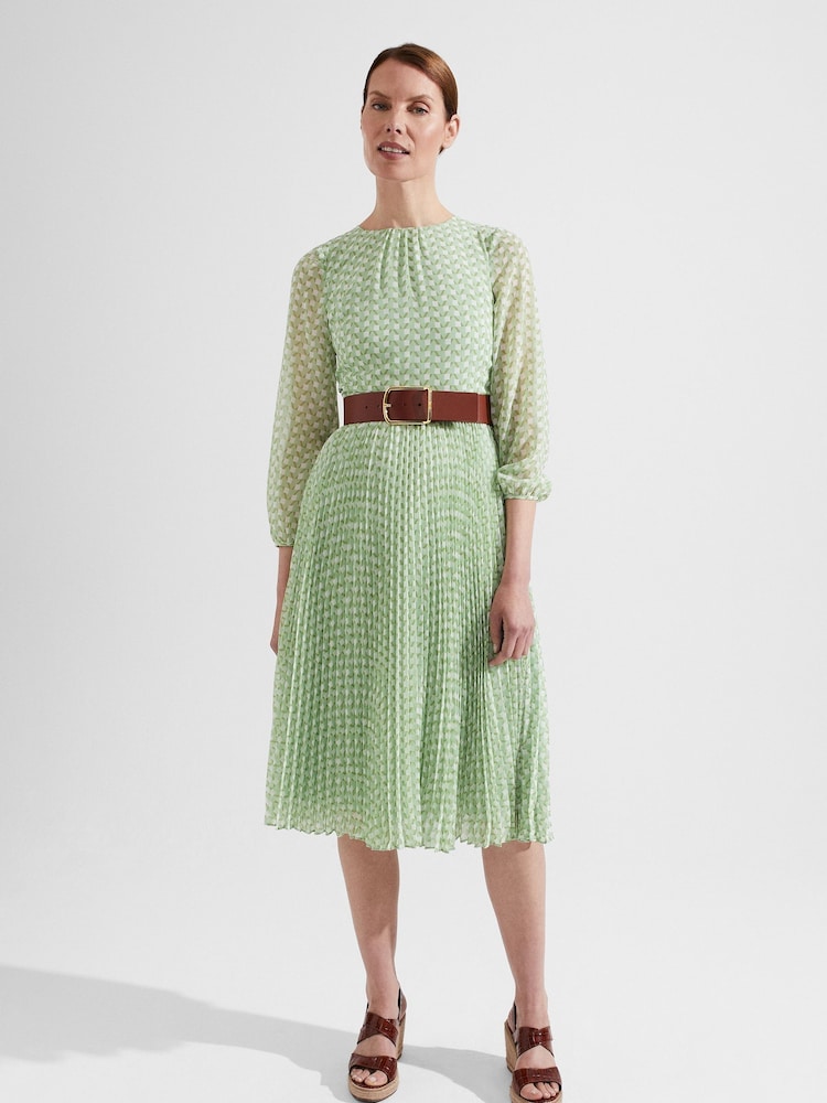 Hobbs Green Salma Dress - Image 1 of 4
