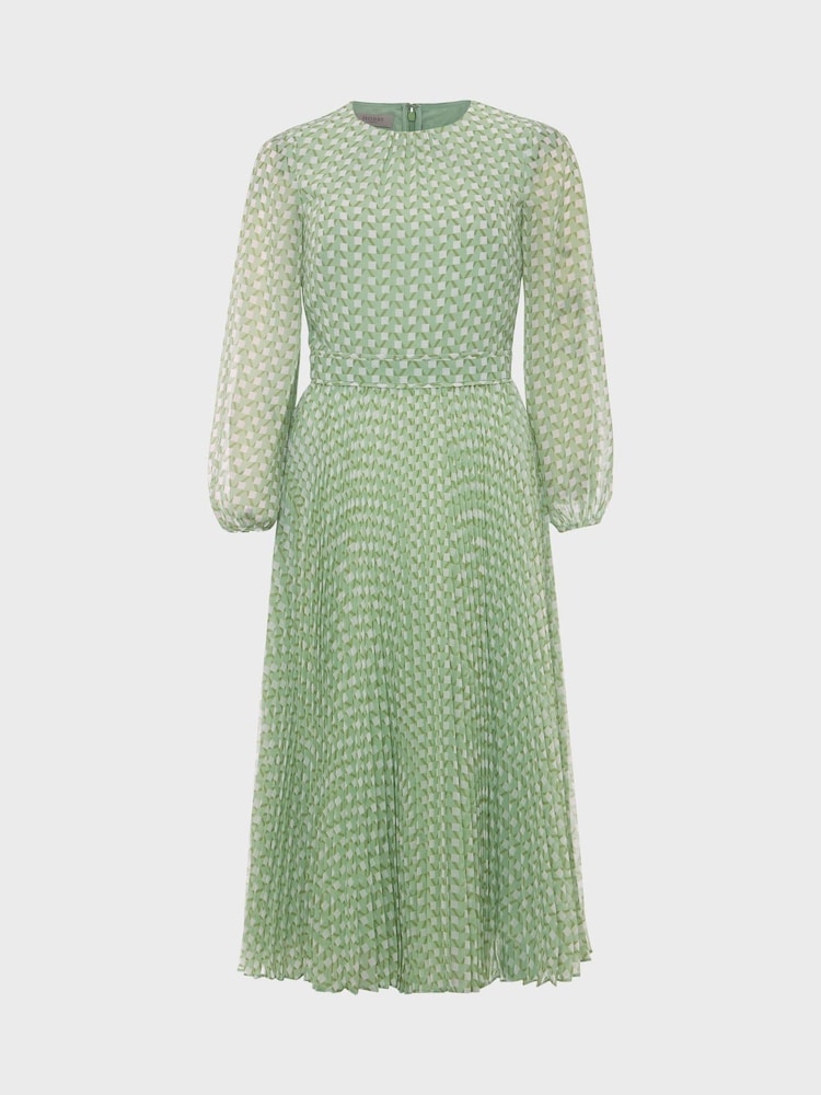 Hobbs Green Salma Dress - Image 4 of 4