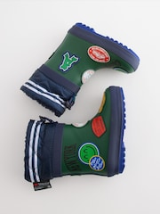 Dark Green Thermal Thinsulate™ Lined Cuff Wellies - Image 8 of 8