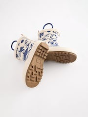 Cream Dinosaur Handle Pull-On Wellies - Image 4 of 5