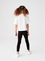 Reebok Tie Front Boxy Printed 100% Cotton T-Shirt - Image 3 of 9