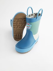 Blue Colourblock Paw Patrol Handle Wellies - Image 4 of 9