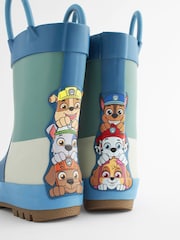 Blue Colourblock Paw Patrol Handle Wellies - Image 6 of 9
