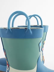 Blue Colourblock Paw Patrol Handle Wellies - Image 9 of 9