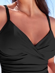 Black Shaping Tummy Control Swimsuit - Image 3 of 5