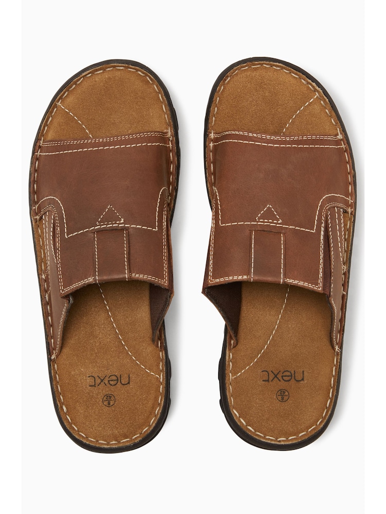 Brun - Mules en cuir - Image 4 of 5