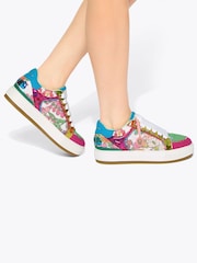 Kurt Geiger London Pink Southbank Tag Trainers - Image 2 of 5