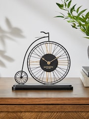 Black Penny Farthing Mantel Clock - Image 1 of 4
