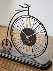 Black Penny Farthing Mantel Clock - Image 2 of 4