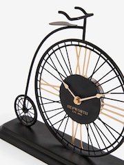 Black Penny Farthing Mantel Clock - Image 3 of 4