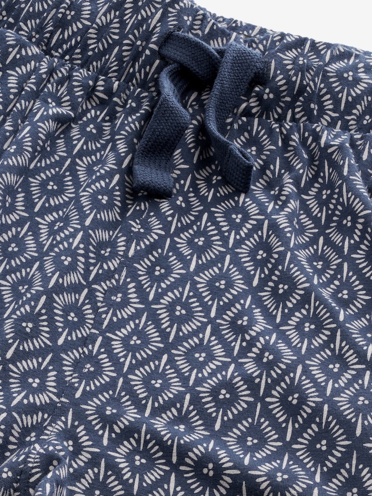 Navy Blue Print Supersoft Pyjama Bottoms - Image 7 of 7