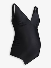 JoJo Maman Bébé Black V-Neck Maternity Swimsuit - Image 9 of 9