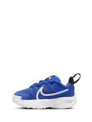 Nike Blue Infant Star Runner 4 Trainers - Image 4 of 9