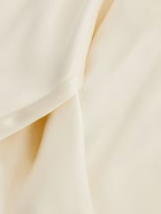 Reiss Champagne Saffron Duchess Satin Split Sleeve Top - Image 6 of 6