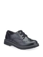 Start-Rite Black Leather Wide Fit School Shoes - Image 4 of 8