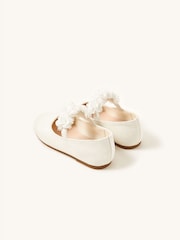 Monsoon Natural Shimmer Corsage Walker Shoes - Image 4 of 4